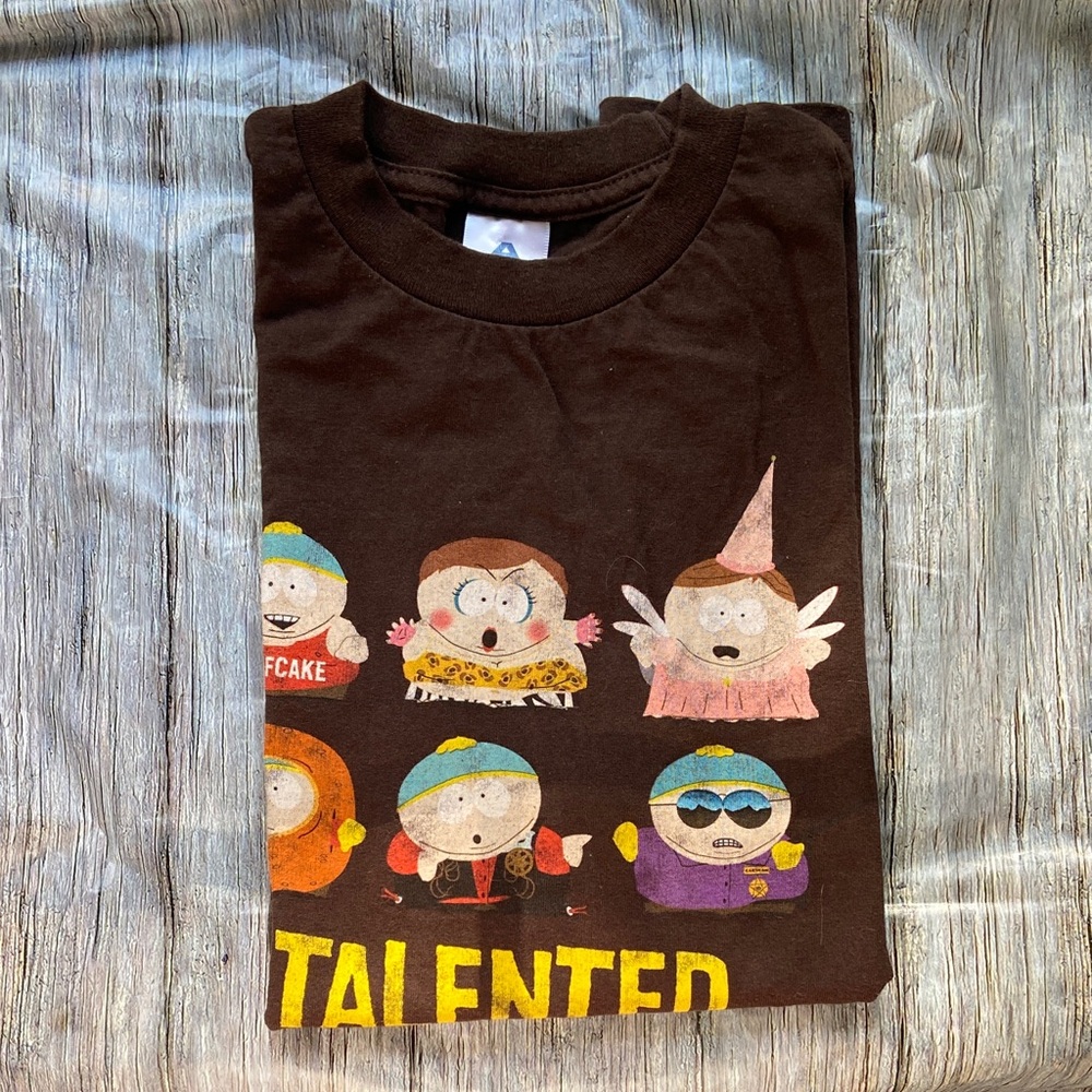 South Park Cartoon Character Brown Tee - Short Sleeve